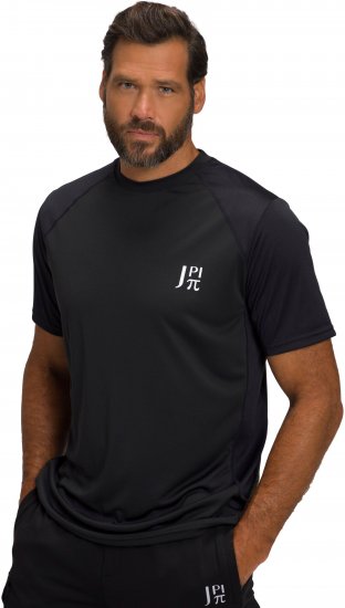 JP1880 FLEXNAMIC® QuickDry Tennis T-Shirt Black - Αθλητικά ρούχα & Outdoor - Aθλητικα ρούχα μεγάλα μεγέθη ανδρικά