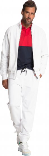 JP1880 Tennis Sweatshirt Snow White - Αθλητικά ρούχα & Outdoor - Aθλητικα ρούχα μεγάλα μεγέθη ανδρικά