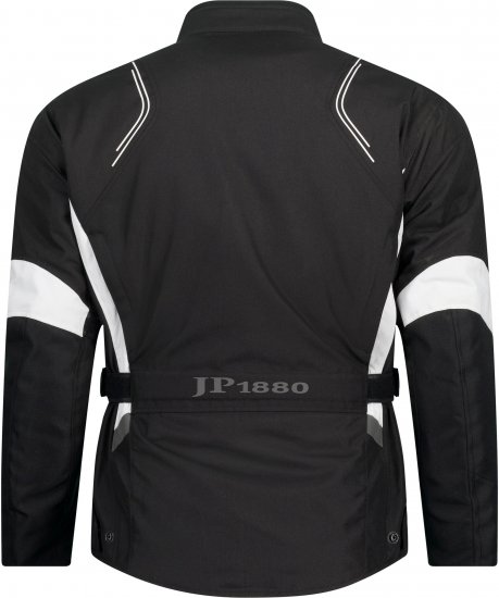 JP1880 Sporty Touring Motorcycle Jacket Black - Ρούχα μοτοσικλέτας σε μεγέθη plus size - Ρούχα μηχανής σε μεγάλα μεγέθη για άνδρες