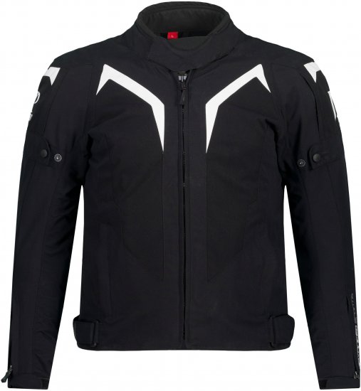 JP1880 3D Mesh Insert Motorcycle Jacket Black - Ρούχα μοτοσικλέτας σε μεγέθη plus size - Ρούχα μηχανής σε μεγάλα μεγέθη για άνδρες
