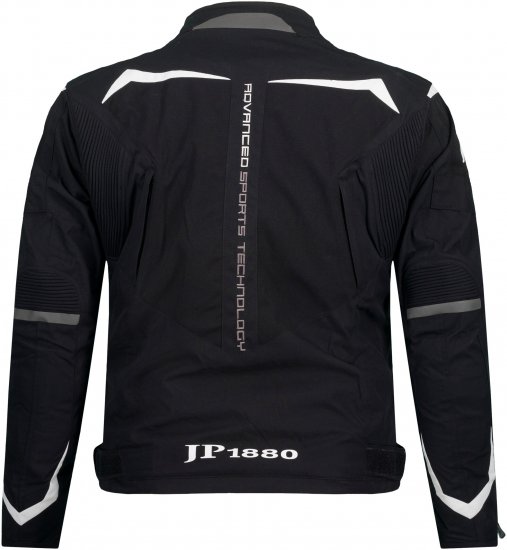 JP1880 3D Mesh Insert Motorcycle Jacket Black - Ρούχα μοτοσικλέτας σε μεγέθη plus size - Ρούχα μηχανής σε μεγάλα μεγέθη για άνδρες