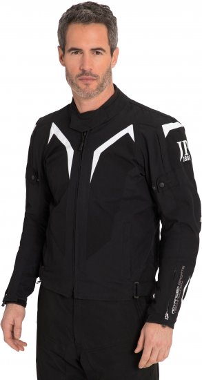 JP1880 3D Mesh Insert Motorcycle Jacket Black - Ρούχα μοτοσικλέτας σε μεγέθη plus size - Ρούχα μηχανής σε μεγάλα μεγέθη για άνδρες