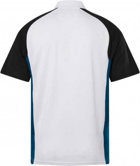 JP1880 FLEXNAMIC® QuickDry Tennis Polo Black-White-Blue - Αθλητικά ρούχα & Outdoor - Aθλητικα ρούχα μεγάλα μεγέθη ανδρικά