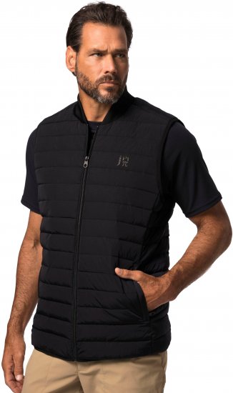 JP1880 Guilted College Collar Golf Vest Dark Navy - Αθλητικά ρούχα & Outdoor - Aθλητικα ρούχα μεγάλα μεγέθη ανδρικά