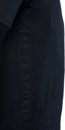 JP1880 QuickDry Side Prints Tennis T-Shirt Dark Navy - Αθλητικά ρούχα & Outdoor - Aθλητικα ρούχα μεγάλα μεγέθη ανδρικά