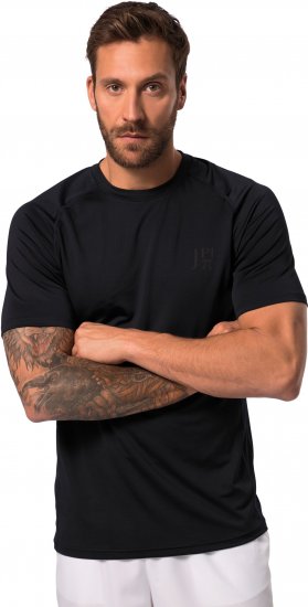 JP1880 QuickDry Side Prints Tennis T-Shirt Dark Navy - Αθλητικά ρούχα & Outdoor - Aθλητικα ρούχα μεγάλα μεγέθη ανδρικά