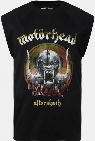 JP1880 Ozzy Motörhead Graphic Band T-Shirt Black - Μακό μπλουζάκια - Aνδρικά μπλουζεσ μεγάλα μεγέθη
