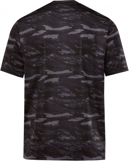 JP1880 QuickDry Graphic Print Tennis T-Shirt Black - Αθλητικά ρούχα & Outdoor - Aθλητικα ρούχα μεγάλα μεγέθη ανδρικά