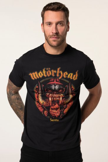 JP1880 Motörhead Sacrifice Band T-Shirt Black - Μακό μπλουζάκια - Aνδρικά μπλουζεσ μεγάλα μεγέθη