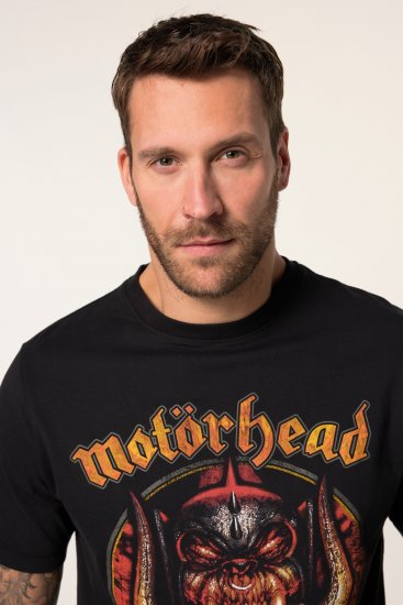 JP1880 Motörhead Sacrifice Band T-Shirt Black - Μακό μπλουζάκια - Aνδρικά μπλουζεσ μεγάλα μεγέθη