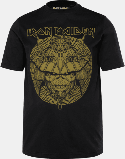 JP1880 Iron Maiden Samurai Eddie T-Shirt Black - Μακό μπλουζάκια - Aνδρικά μπλουζεσ μεγάλα μεγέθη