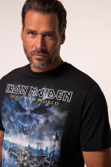 JP1880 Iron Maiden Brave New World T-Shirt Black - Μακό μπλουζάκια - Aνδρικά μπλουζεσ μεγάλα μεγέθη