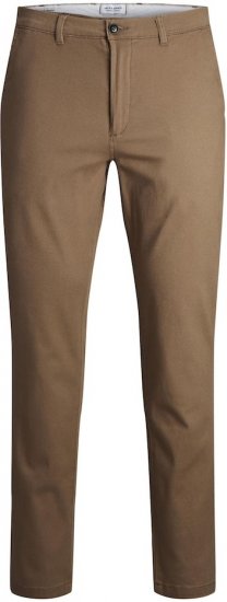 Jack & Jones Marco Dave Chinos Brown - Τζιν και παντελόνια - Aνδρικα τζιν παντελόνια μεγάλα μεγέθη
