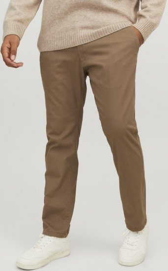 Jack & Jones Marco Dave Chinos Brown - Τζιν και παντελόνια - Aνδρικα τζιν παντελόνια μεγάλα μεγέθη