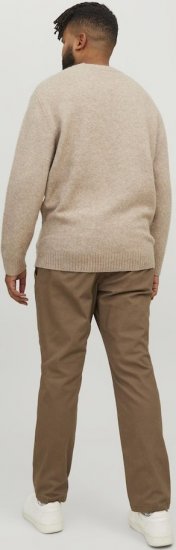 Jack & Jones Marco Dave Chinos Brown - Τζιν και παντελόνια - Aνδρικα τζιν παντελόνια μεγάλα μεγέθη