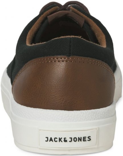 Jack & Jones Lington Canvas Sneakers Black - Ανδρικά Παπούτσια 40-52 - 