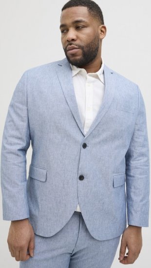 Jack & Jones Riviera Blazer Nautical Blue - Κουστούμια - κοστουμια ανδρικά μεγάλα μεγέθη