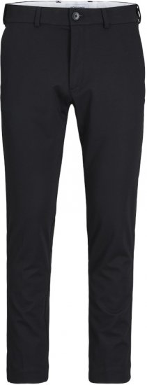 Jack & Jones Marco Cooper Chino Pants Black - Τζιν και παντελόνια - Aνδρικα τζιν παντελόνια μεγάλα μεγέθη