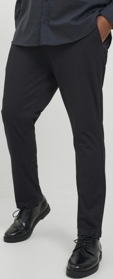 Jack & Jones Marco Cooper Chino Pants Black - Τζιν και παντελόνια - Aνδρικα τζιν παντελόνια μεγάλα μεγέθη