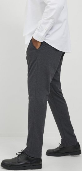 Jack & Jones Marco Cooper Chino Pants Dark Grey Melange - Τζιν και παντελόνια - Aνδρικα τζιν παντελόνια μεγάλα μεγέθη