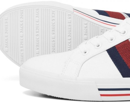 Jack & Jones Gorgon Sneakers Bright White - Ανδρικά Παπούτσια 40-52 - 