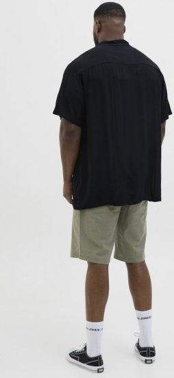 Jack & Jones Jeff Resort Shirt Black - Πουκάμισα - Aνδρικά πουκαμισα μεγαλα μεγάλα μεγέθη