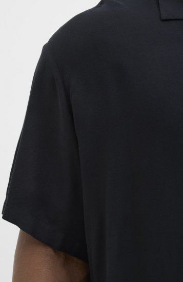 Jack & Jones Jeff Resort Shirt Black - Πουκάμισα - Aνδρικά πουκαμισα μεγαλα μεγάλα μεγέθη