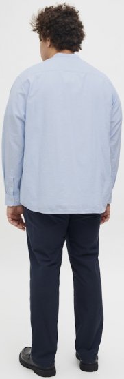 Jack & Jones Breeze Poplin Long Sleeve Shirt Chambray Blue - Πουκάμισα - Aνδρικά πουκαμισα μεγαλα μεγάλα μεγέθη