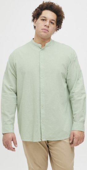 Jack & Jones Breeze Poplin Long Sleeve Shirt Iceberg Green - Πουκάμισα - Aνδρικά πουκαμισα μεγαλα μεγάλα μεγέθη