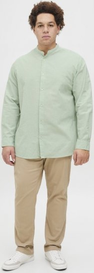 Jack & Jones Breeze Poplin Long Sleeve Shirt Iceberg Green - Πουκάμισα - Aνδρικά πουκαμισα μεγαλα μεγάλα μεγέθη