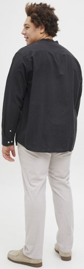 Jack & Jones Breeze Poplin Long Sleeve Shirt Black - Πουκάμισα - Aνδρικά πουκαμισα μεγαλα μεγάλα μεγέθη
