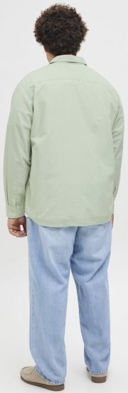 Jack & Jones Breeze Linen Blend Long Sleeve Shirt Iceberg Green - Πουκάμισα - Aνδρικά πουκαμισα μεγαλα μεγάλα μεγέθη