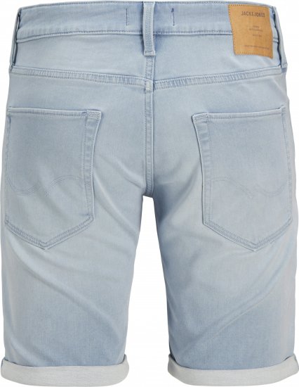 Jack & Jones Rick Icon I.K. Shorts Blue Denim - Σορτς - Aνδρικεσ βερμουδεσ μεγαλα μεγάλα μεγέθη