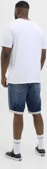 Jack & Jones Rick Con I.K. SHORTS GE 132 SN Blue Denim - Σορτς - Aνδρικεσ βερμουδεσ μεγαλα μεγάλα μεγέθη