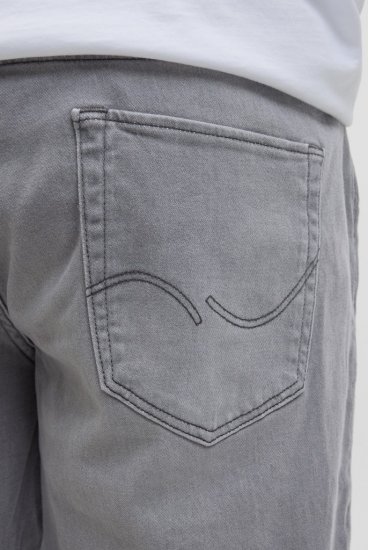 Jack & Jones Rick Icon I.K. GE 063 Shorts Grey Denim - Σορτς - Aνδρικεσ βερμουδεσ μεγαλα μεγάλα μεγέθη