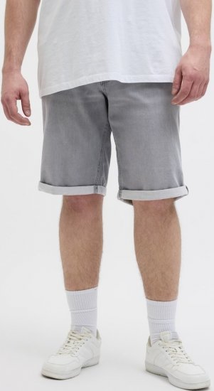 Jack & Jones Rick Icon I.K. GE 063 Shorts Grey Denim - Σορτς - Aνδρικεσ βερμουδεσ μεγαλα μεγάλα μεγέθη
