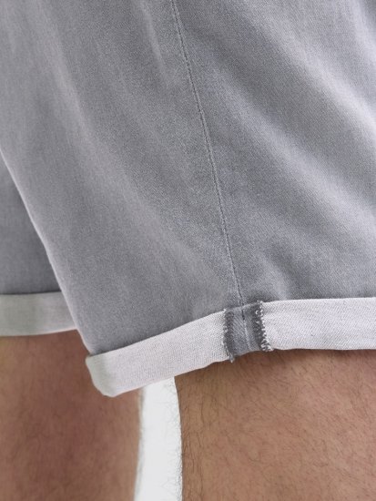 Jack & Jones Rick Icon I.K. GE 063 Shorts Grey Denim - Σορτς - Aνδρικεσ βερμουδεσ μεγαλα μεγάλα μεγέθη