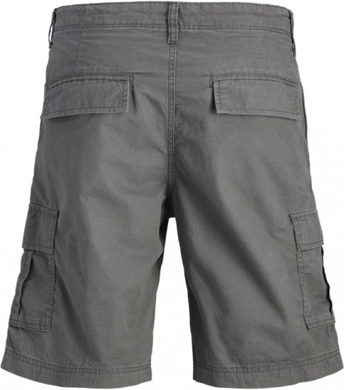 Jack & Jones Cole Mateo Cargo Shorts Castlerock - Σορτς - Aνδρικεσ βερμουδεσ μεγαλα μεγάλα μεγέθη
