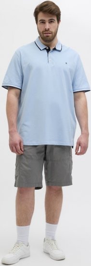 Jack & Jones Cole Mateo Cargo Shorts Castlerock - Σορτς - Aνδρικεσ βερμουδεσ μεγαλα μεγάλα μεγέθη