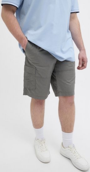 Jack & Jones Cole Mateo Cargo Shorts Castlerock - Σορτς - Aνδρικεσ βερμουδεσ μεγαλα μεγάλα μεγέθη