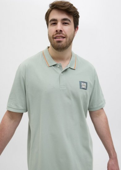 Jack & Jones Hudson Short Sleeve Polo Iceberg Green - Πόλο μπλουζάκια - Aνδρικά μπλουζακια πολο μεγάλα μεγέθη