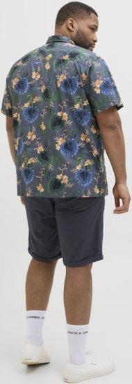 Jack & Jones Marco Erik Chino Shorts Navy Blazer - Σορτς - Aνδρικεσ βερμουδεσ μεγαλα μεγάλα μεγέθη