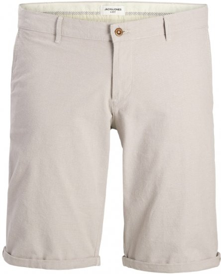 Jack & Jones Marco Erik Chino Shorts Grey - Σορτς - Aνδρικεσ βερμουδεσ μεγαλα μεγάλα μεγέθη