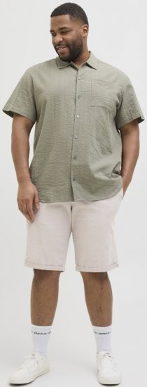 Jack & Jones Marco Erik Chino Shorts Grey - Σορτς - Aνδρικεσ βερμουδεσ μεγαλα μεγάλα μεγέθη
