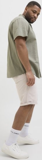 Jack & Jones Marco Erik Chino Shorts Grey - Σορτς - Aνδρικεσ βερμουδεσ μεγαλα μεγάλα μεγέθη