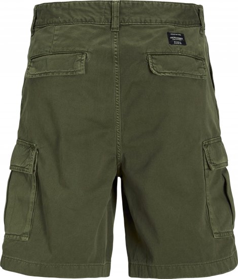 Jack & Jones Karl Avery Cargo Shorts Green - Σορτς - Aνδρικεσ βερμουδεσ μεγαλα μεγάλα μεγέθη