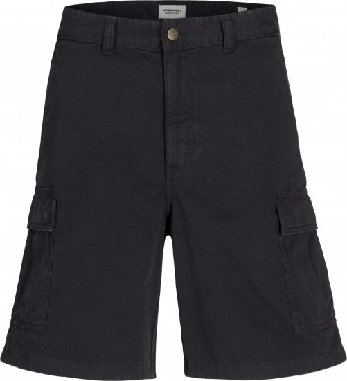 Jack & Jones Karl Avery Cargo Shorts Black - Σορτς - Aνδρικεσ βερμουδεσ μεγαλα μεγάλα μεγέθη
