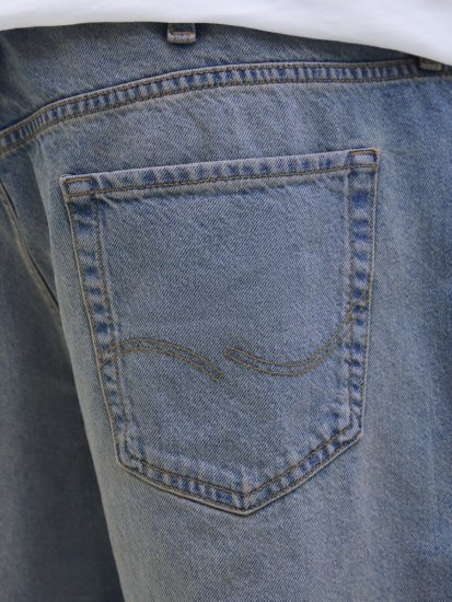 Jack & Jones Alex Original SQ171 Shorts Blue Denim - Σορτς - Aνδρικεσ βερμουδεσ μεγαλα μεγάλα μεγέθη