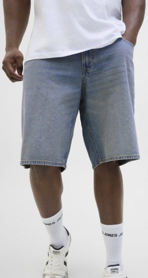 Jack & Jones Alex Original SQ171 Shorts Blue Denim - Σορτς - Aνδρικεσ βερμουδεσ μεγαλα μεγάλα μεγέθη
