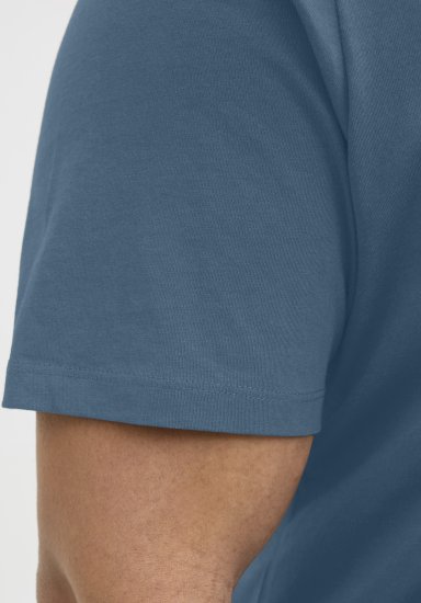 Jack & Jones Hawaii Shape Crew Neck T-Shirt Blue - Μακό μπλουζάκια - Aνδρικά μπλουζεσ μεγάλα μεγέθη